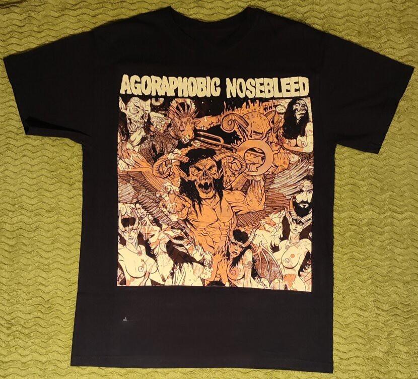 Agoraphobic Nosebleed Unisex cotton Black T-Shirt S-5XL CO544 Unisex T-Shirt XL