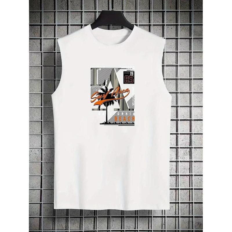 

Приталенная майка без рукавов, дышащая мягкая ткань для тренировок в зале, повседневной носки и лета на пляже XXL чёрный