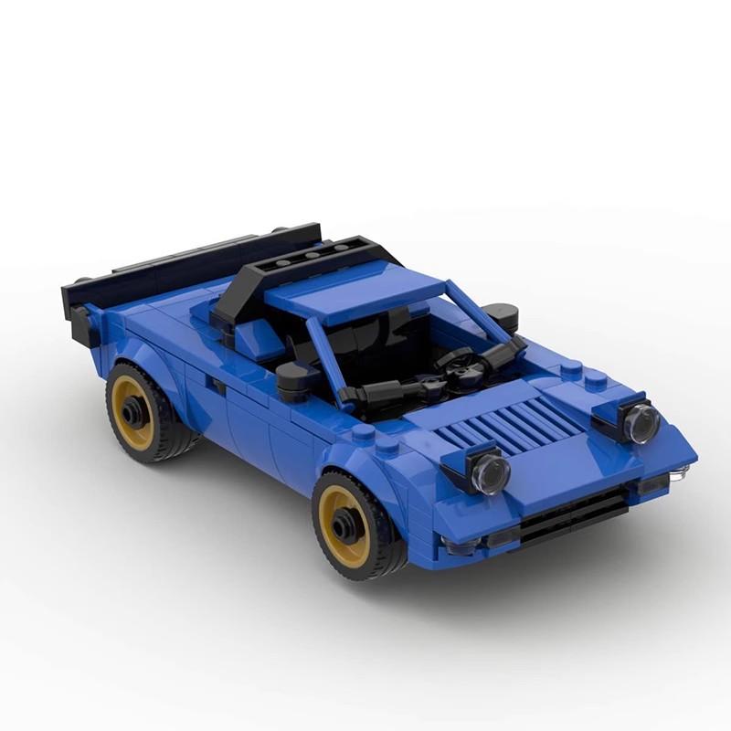 MOC Технический Автомобиль Lancia Stratos Скоростные Транспортные Средства Наборы Креативные Суперкар Строительные Блоки Детские Игрушки Мальчики Рождественский Подарок