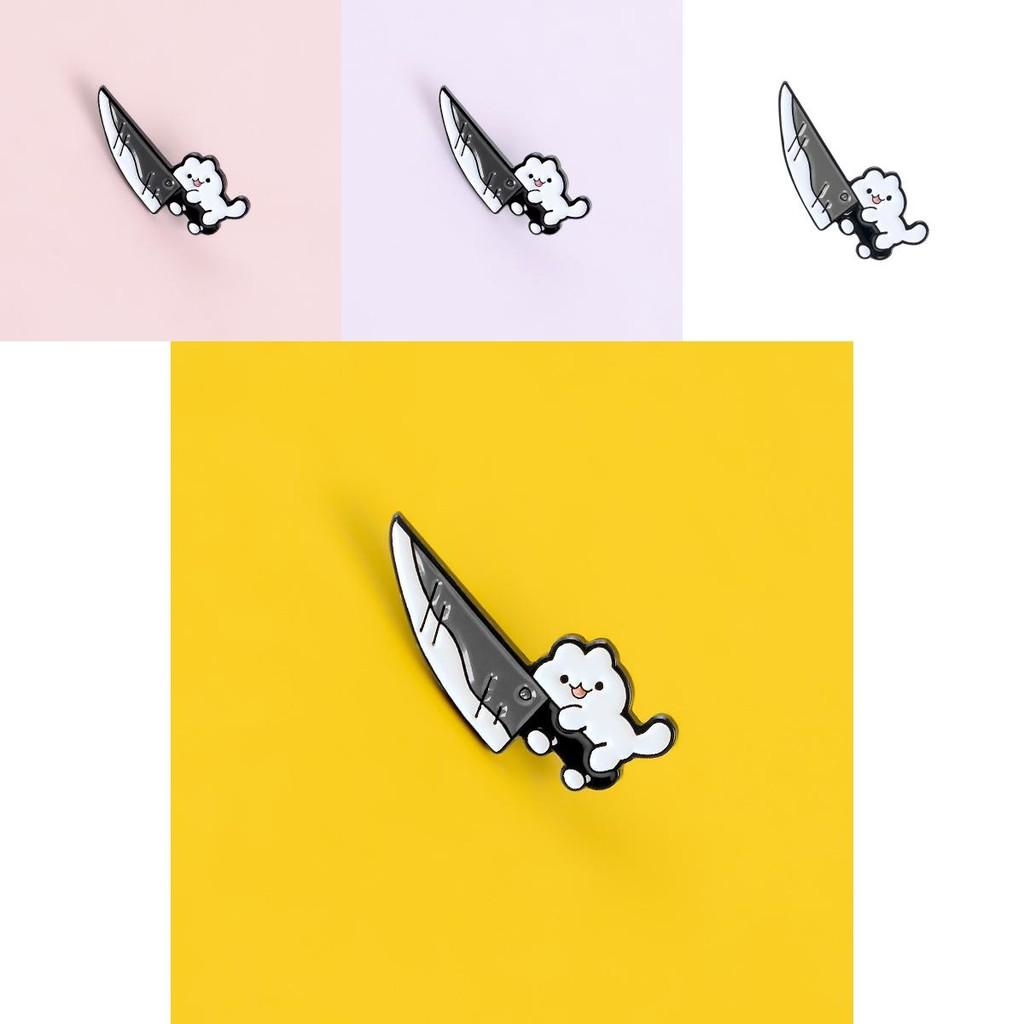 Cat Cartoon Delightful Brooch With Innovative Shape For Trendsetting Accessories Clothing