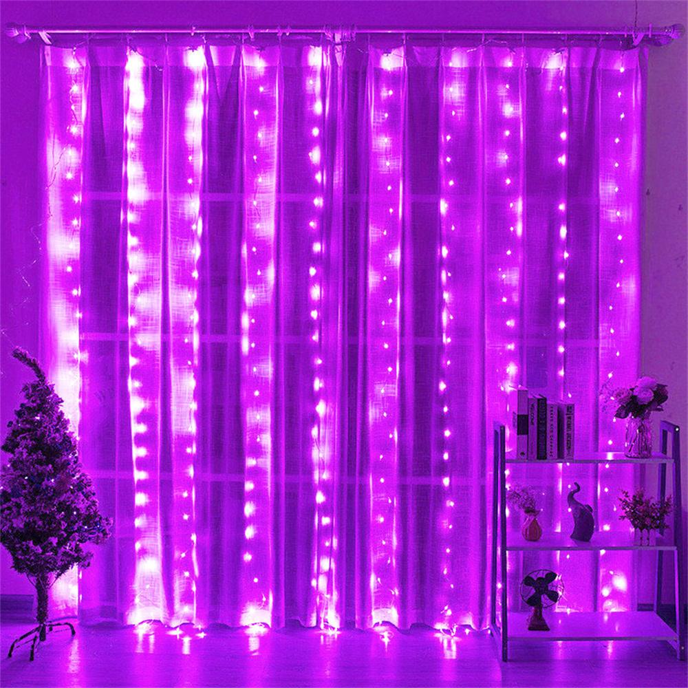 Curtain Garland On The Window USB Power Fairy Lights Festoon with Remote New Year Garland Led Lights Christmas Decoration