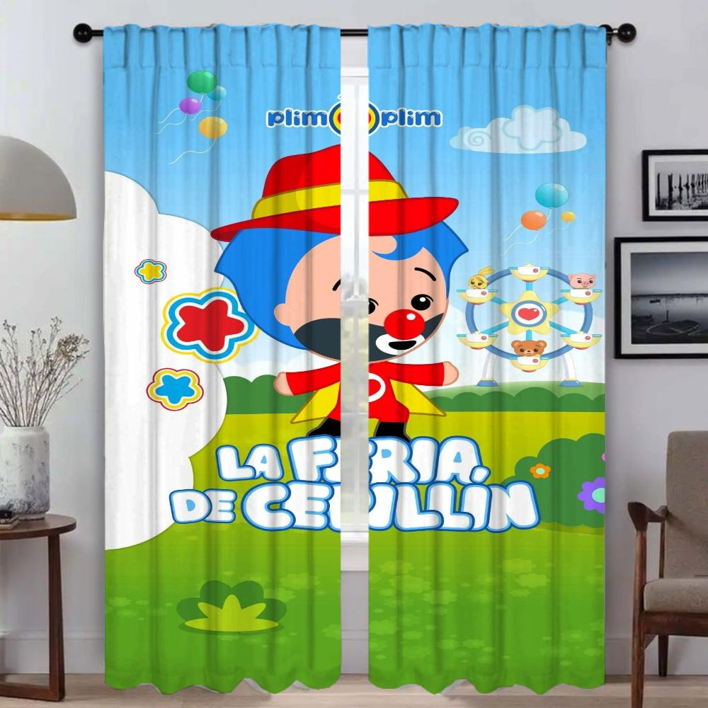Tulle for Bedroom Plim-Plims Home Interior Curtains for Living Room Curtain Blinds Shades Partition Curtains 2 Pieces Kitchen
