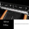 For HAVAL H9 2024-2026 Aluminum Alloy Red Car One-touch Start Gear Steering Wheel Button Trim Interior Car Accessories