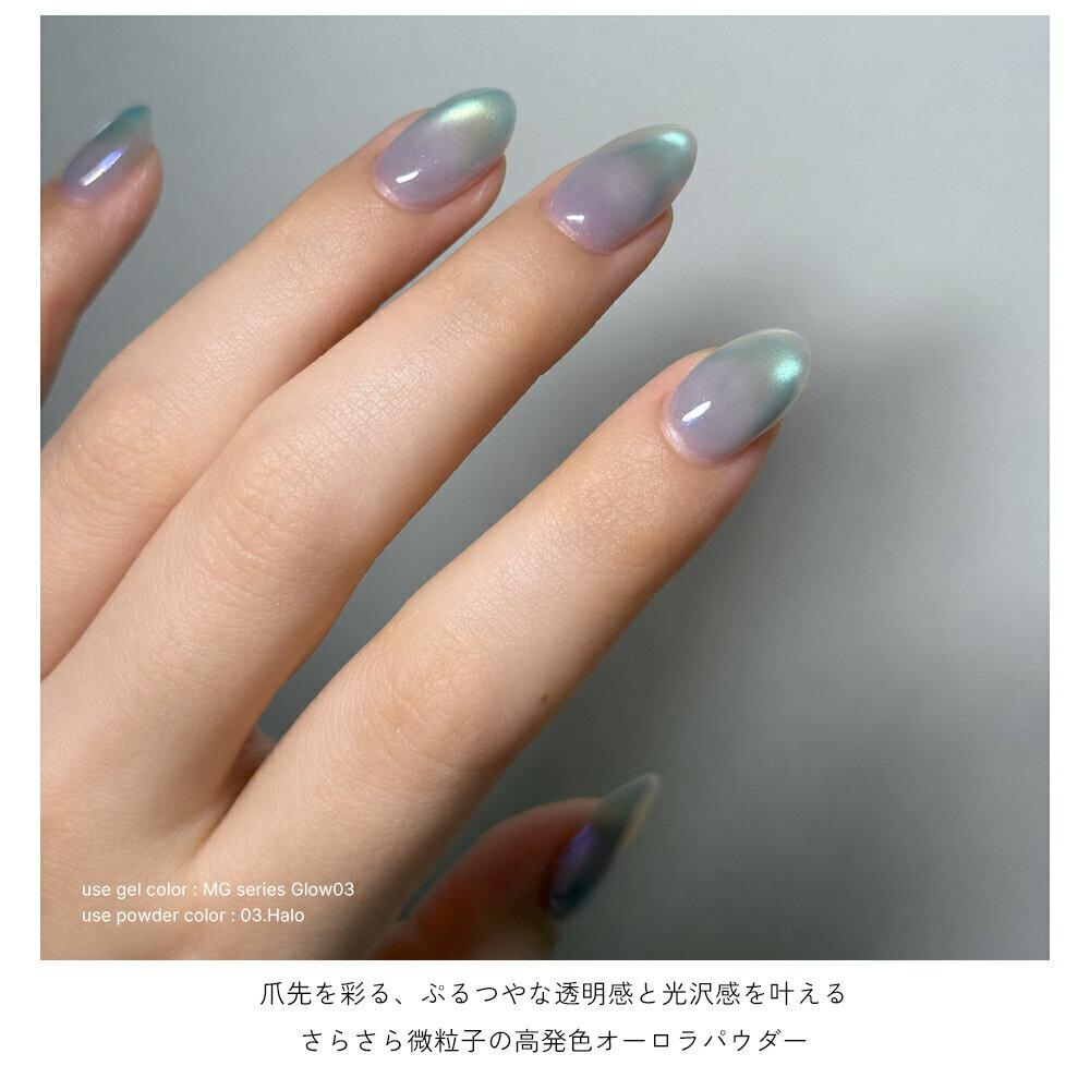 Nail Art Ambassador Collaboration Product Aurora Veil Powder All 5 Types Gel Nail.