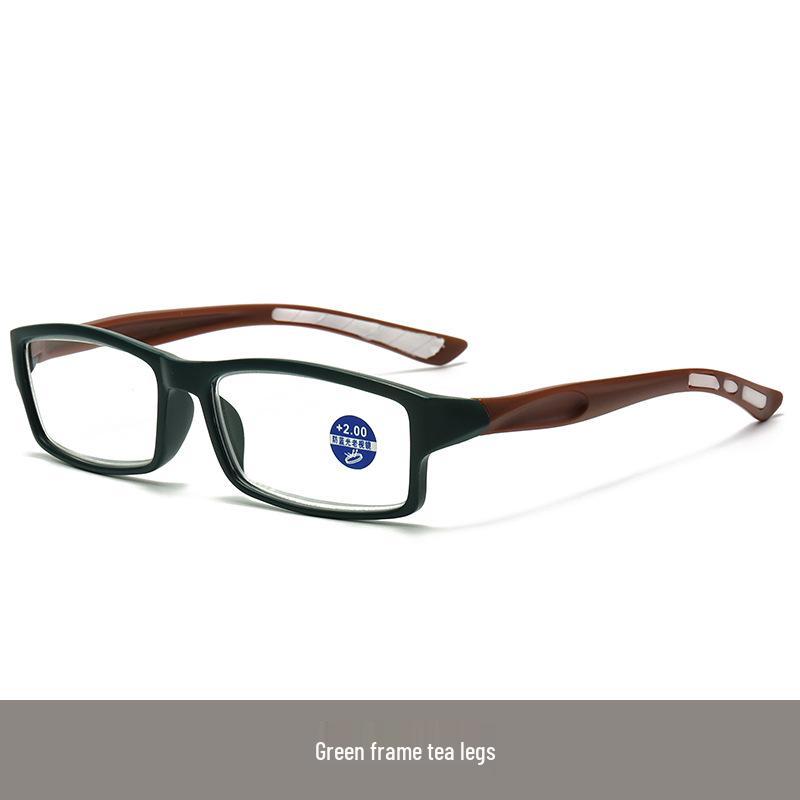 New Style Lightweight Sports Reading Glasses with Anti-blue Light Small Frames and HD Flat Lenses
