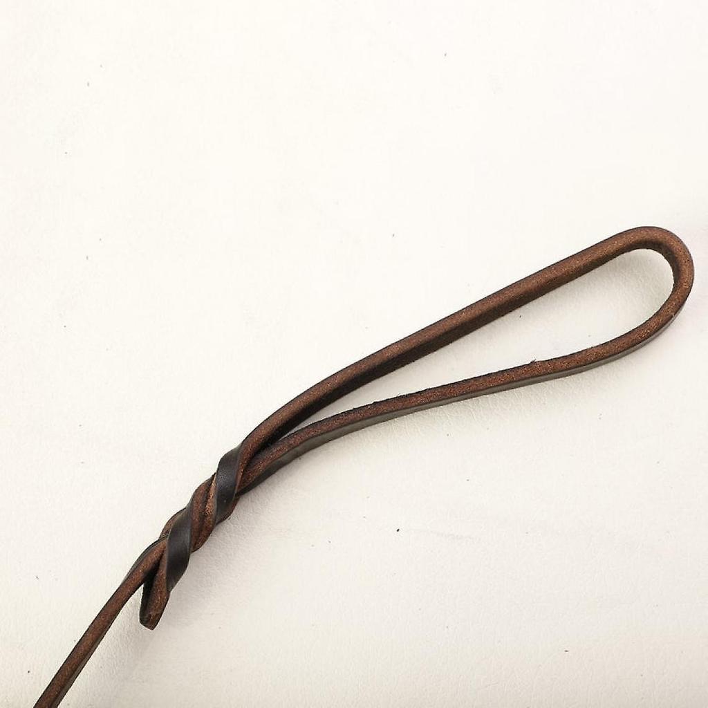 Genuine Leather P Chains For Large Dogs Slippery Straps Pet Walking Lead Genuine Leather Dog Traction Rope For Small Large Dogs