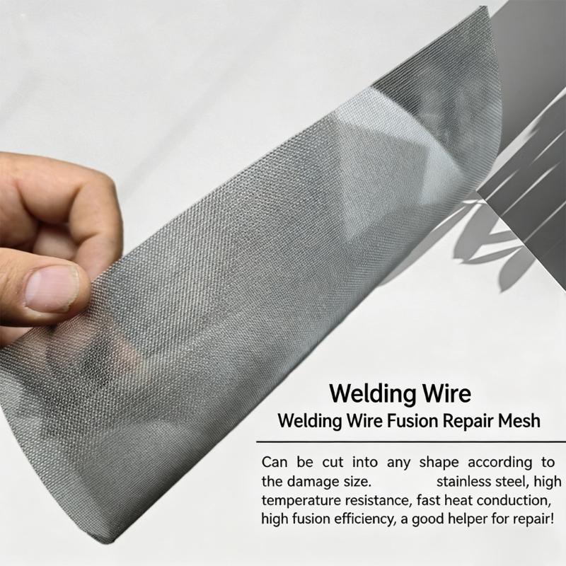 Stainless Steel Automotive Bumper Body Repair Mesh Net 20x15cm 5x15cm Easy to Install for Protective Against Road Debris