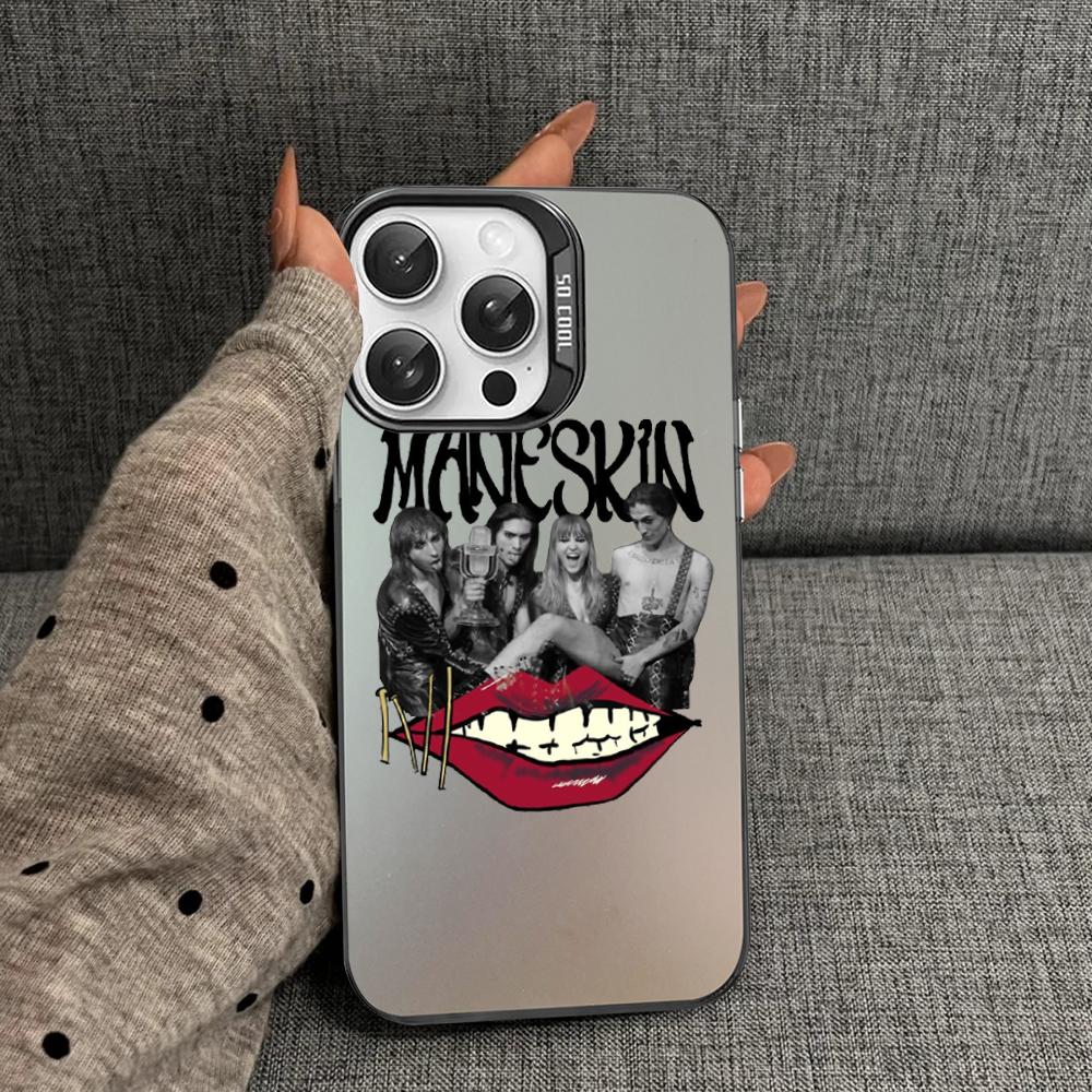 

Maneskin Damiano David Phone Case For iPhone 16 15 14 13 12 11 Pro Max X XR XSMAX 8 7 Plus Matte Shockproof Back Cover iPhone 12pro max