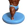 Muscular Cat Figurine, Funny Bodybuilder Cat Resin Statue, Collectible Gym Kitten Desktop Ornament for Office Desktop, Home Decor, Gifts for Fitness
