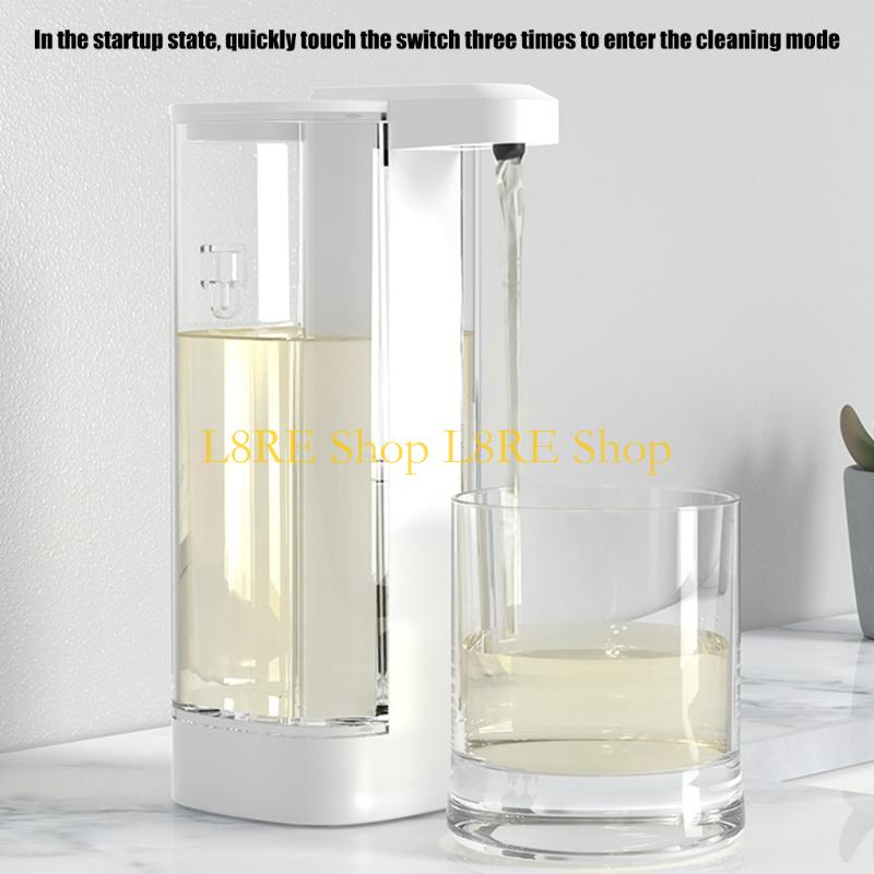 L8RE Wall Mounted Automatic Soap Dispenser USB Rechargeable Touchless Design Suitable for Kitchen Bathroom and Public Spaces