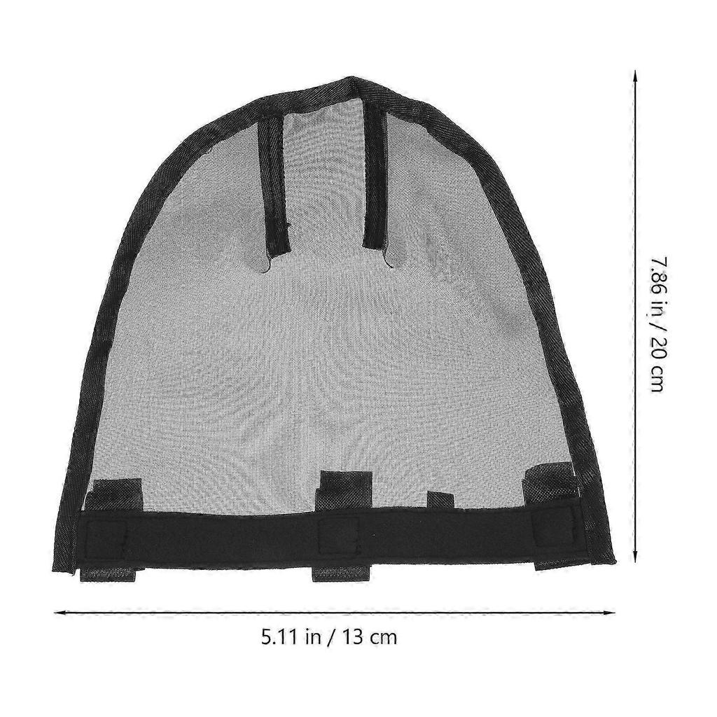 Comfortable Horse Nose Cover for Fly Protection Black Mesh Net