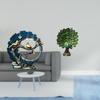 Resin Peacock Figurine Sculpture for Elegant House Decoration Living Room Bookshelf Bedroom Office