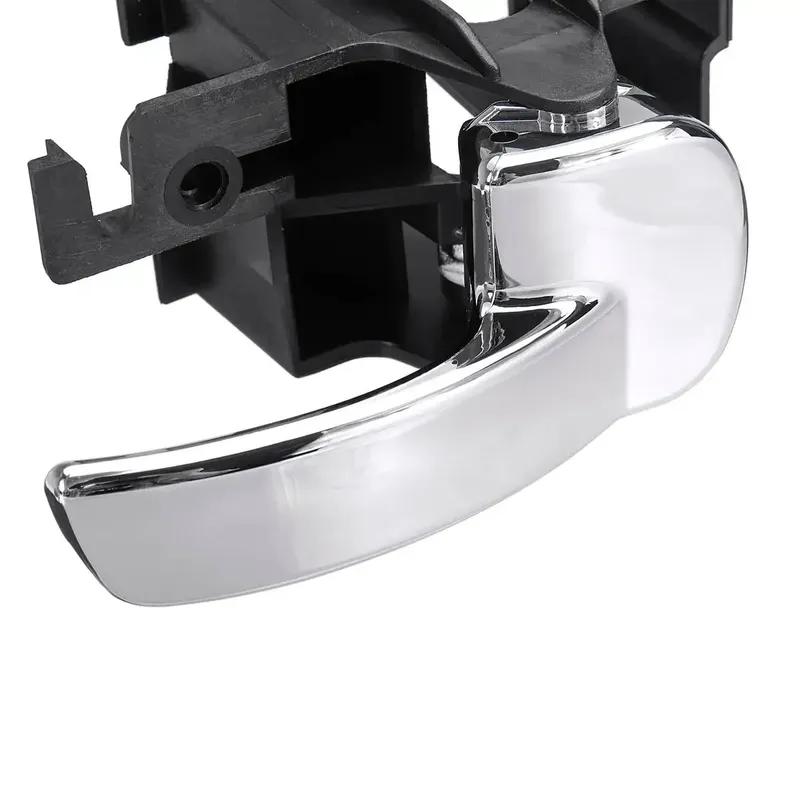 Left Right Car Interior Door Handles Knob Lock Cover For Nissan Navara D40 Ute/Pathfinder R51 2005-2013 806704X02B 806714X02B