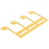 Music Book Clip Metal Portable Book Page Holder Clip for Piano Guitar Sheet Music Stand Gold