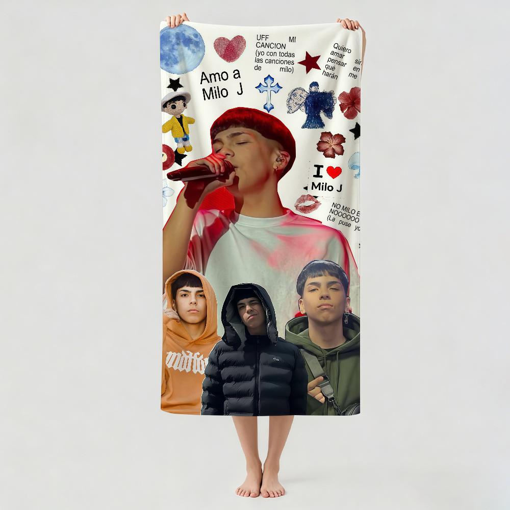 Argentine rapper M-Milo J Towel Drying Bath Towel Applicable To Light Swimming Camping Yoga Beach Out