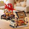 Moc Japan Sushi Octopus Yaki Straßenstand Modell Mikro-Baustein-Modell Mini-Steinspielzeug Für Kinder Schreibtischdekoration.