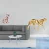 Cat Cheetah Statue Decorative Animal Figurine Sculpture Art Craft Ornament for Fireplace Table