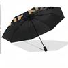 Swansea City FC Automatic 3‑Fold Umbrella 8‑Rib Windproof Folding Umbrella Sun Rain Protection For Outdoor Travel Daily Use
