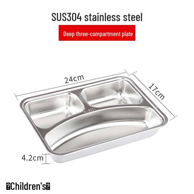 

Stainless Steel Divided Canteen Tray