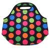 Insulated Thermal Lunch Bag Waterproof Neoprene Lunch Box Handbag for Picnic CampingBig Colored