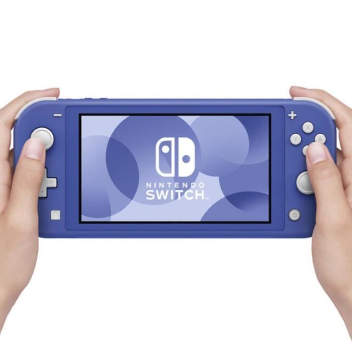 Console Portable Nintendo Switch Lite • Bleu + Animal Crossing: New Horizons (Téléchargement)