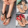 Sandali Bohemia Dolci da Donna con Perline in Pregiato Materiale PU Artificiale