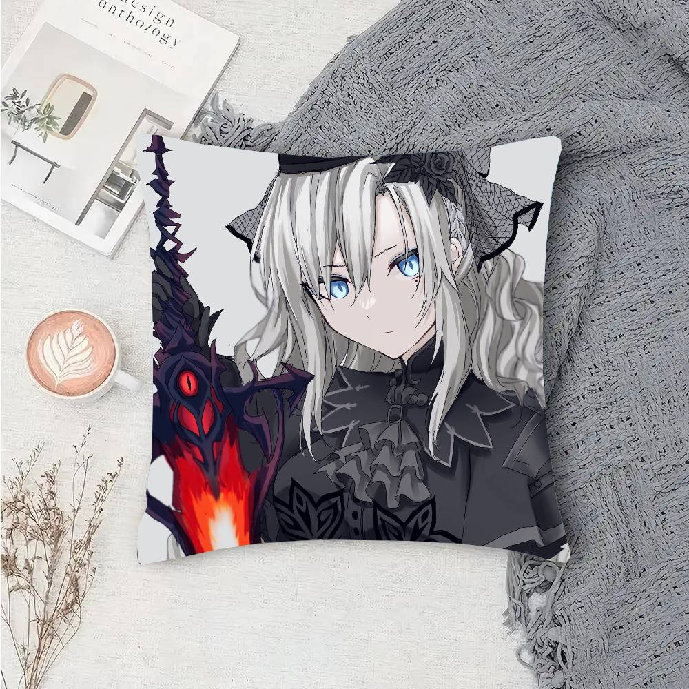 Kriemhild Animated Game Fate Grand Order Pillow Case Fashion Square Pillowcase Bedroom Sofa Room Ins Decoration Leisure