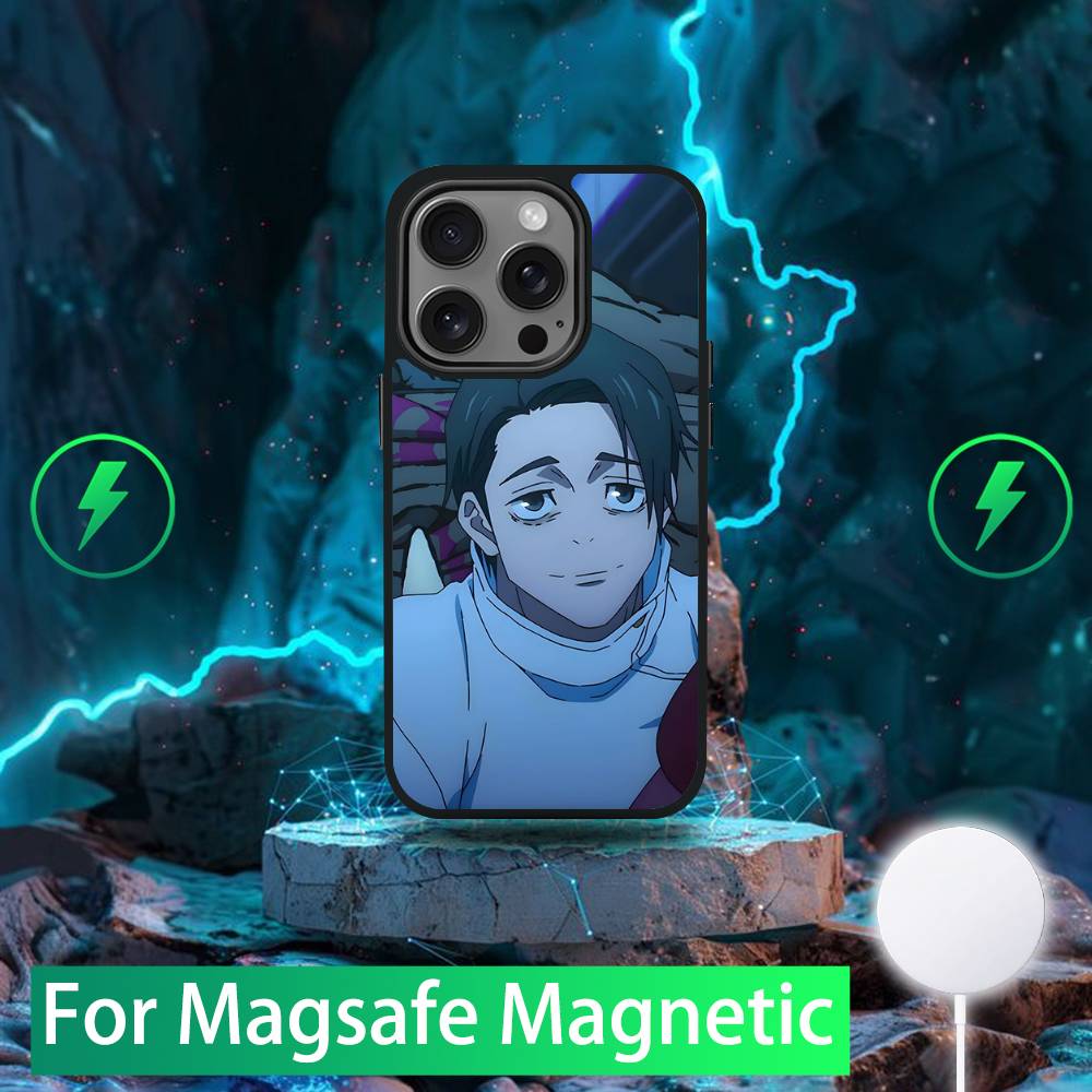 Yuta Okkotsu Jujutsu Kaisen Handyhülle Für iPhone 16,15,14,13,12,11,Pro,Max,Plus,Mini,SE Neu Magsafe Magnetisches Kabelloses Laden