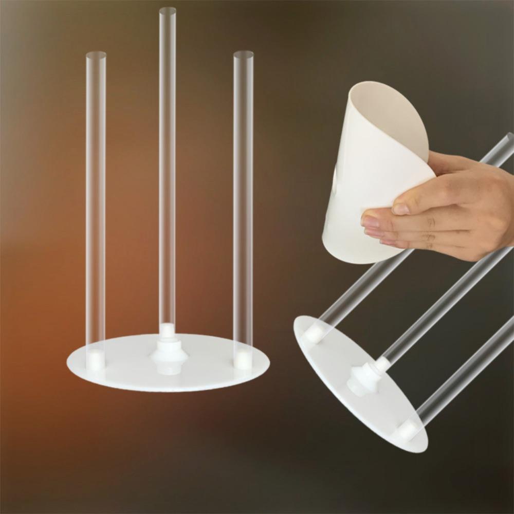 Round Cake Dowel Rod Set Plastic Cake Tier Support Cake Spacer Piling Bracket  Cake Decor