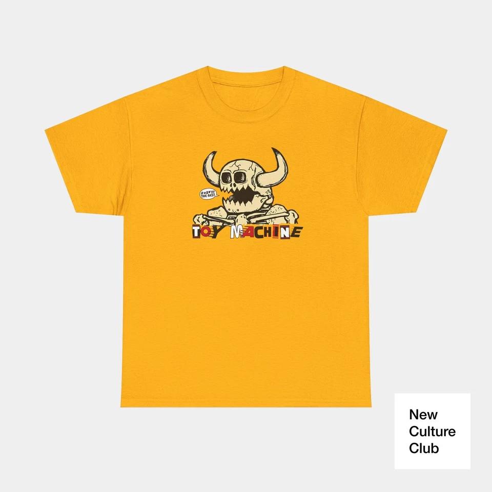 Toy Machine the Rest! Skull Classic Skateboarding T Shirt Print 3 L
