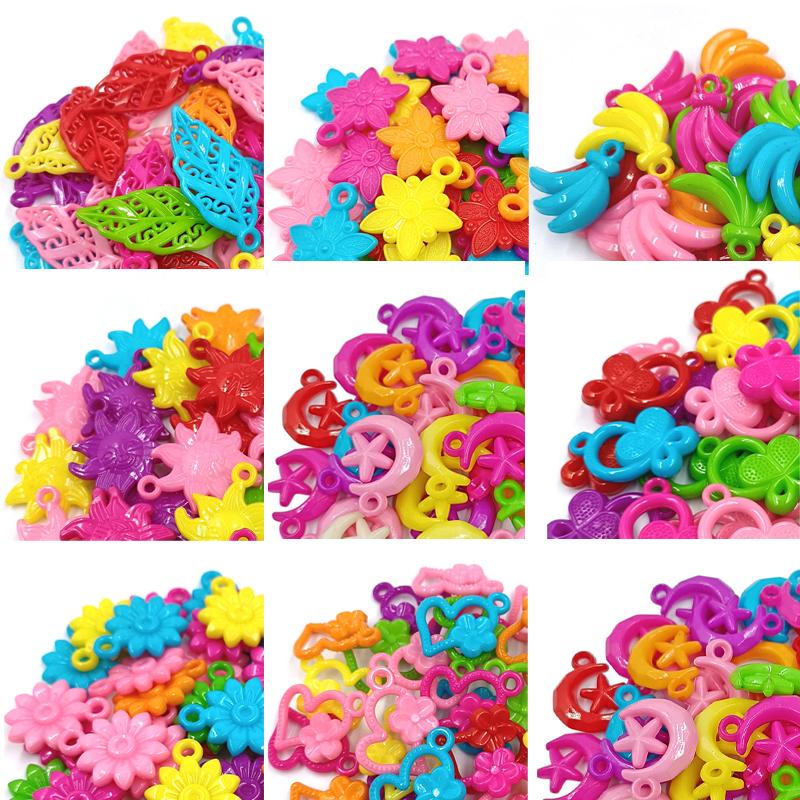 

10 шт. модные разноцветные акриловые бусины «сделай сам», ожерелье, браслет, серьги, подвески, аксессуары для изготовления ювелирных изделий