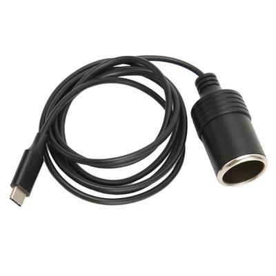 Typ C auf Zigarettenanzünder-Adapter 1,5 m lang 15V3A 45W Stabile Ausgangsleistung USB C auf Zigarettenanzünder-Kabel für Auto Fahrzeug