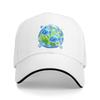 Frutiger Aero World Baseball Caps Retro Sandwich Cap Unisex Women Polyester Dad Hat Travel Gift