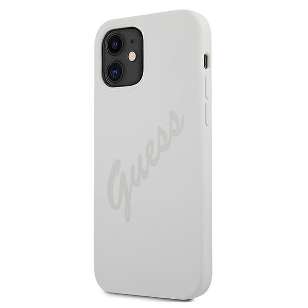 Guess Guhcp12Slsvscr Iphone 12 Mini5,4 Kremowy/Cream Hardcase Script Vintage