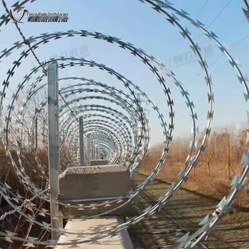 Heavy-Duty Galvanized Barbed Wire Fence