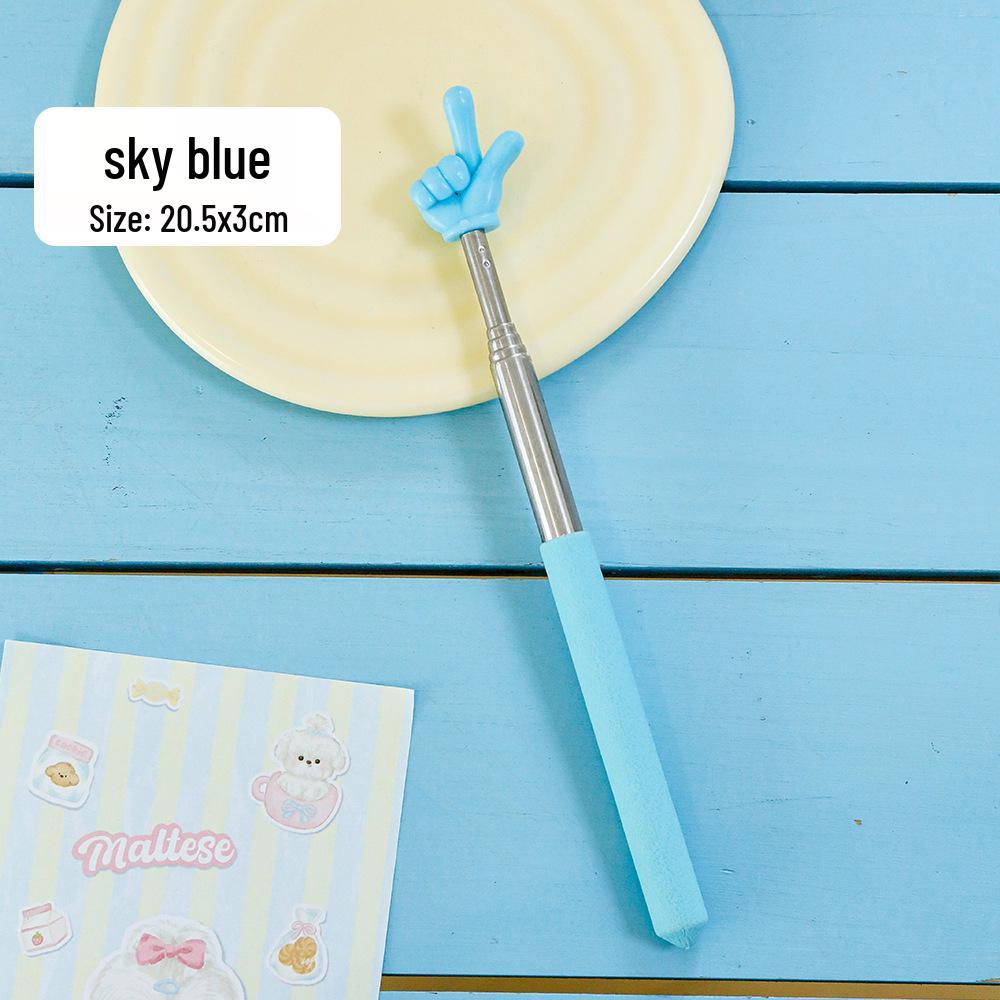 Macaron Kids Retractable Finger Pointer Stick for Teachers & Classroom Use