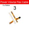 Cavo Flessibile Pulsanti di Accensione Per Nokia 1 2 2.1 3 3.1 3.2 4.2 5 5.1 X2 X3 X5 XL Plus Cavo Flessibile Tasti Volume Parti di Ricambio Tasti Laterali