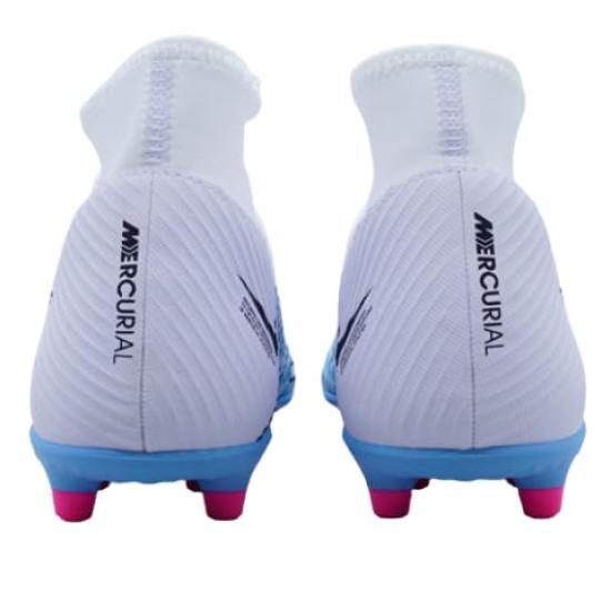 Nike SUPERFLY 9 Club DJ5961 Blue FG/MG (Size 27.5cm) White/Baltic