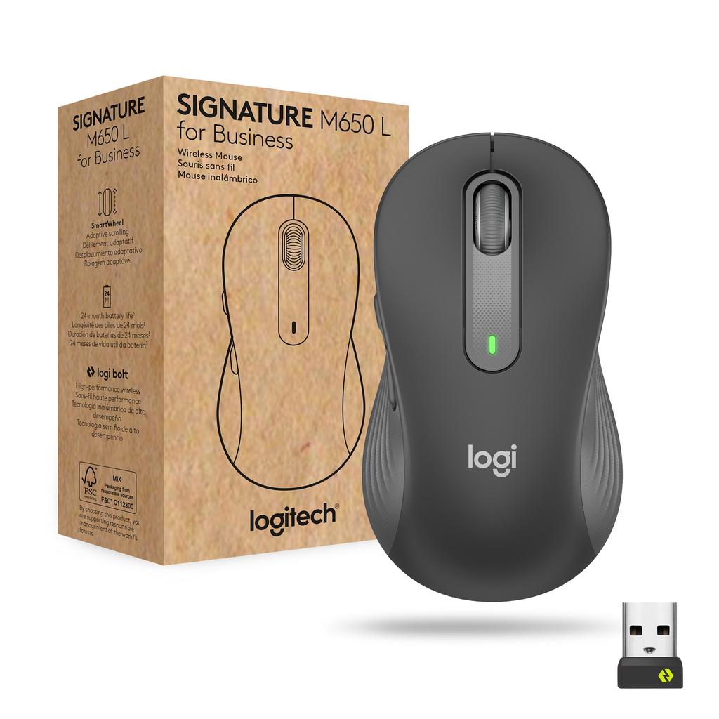 Mysz bezprzewodowa Logitech Signature M650 optyczna Grafitowa