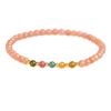 Authentic Natural Crystal Sunstone Bracelet for Women, Unique Small Tourmaline Bracelet Gift Yes