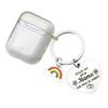 Stylish Stainless Steel Keychain Stylish Heart and Flower Pendant Keyring Accessory Meaningful Gift for Mother's Day