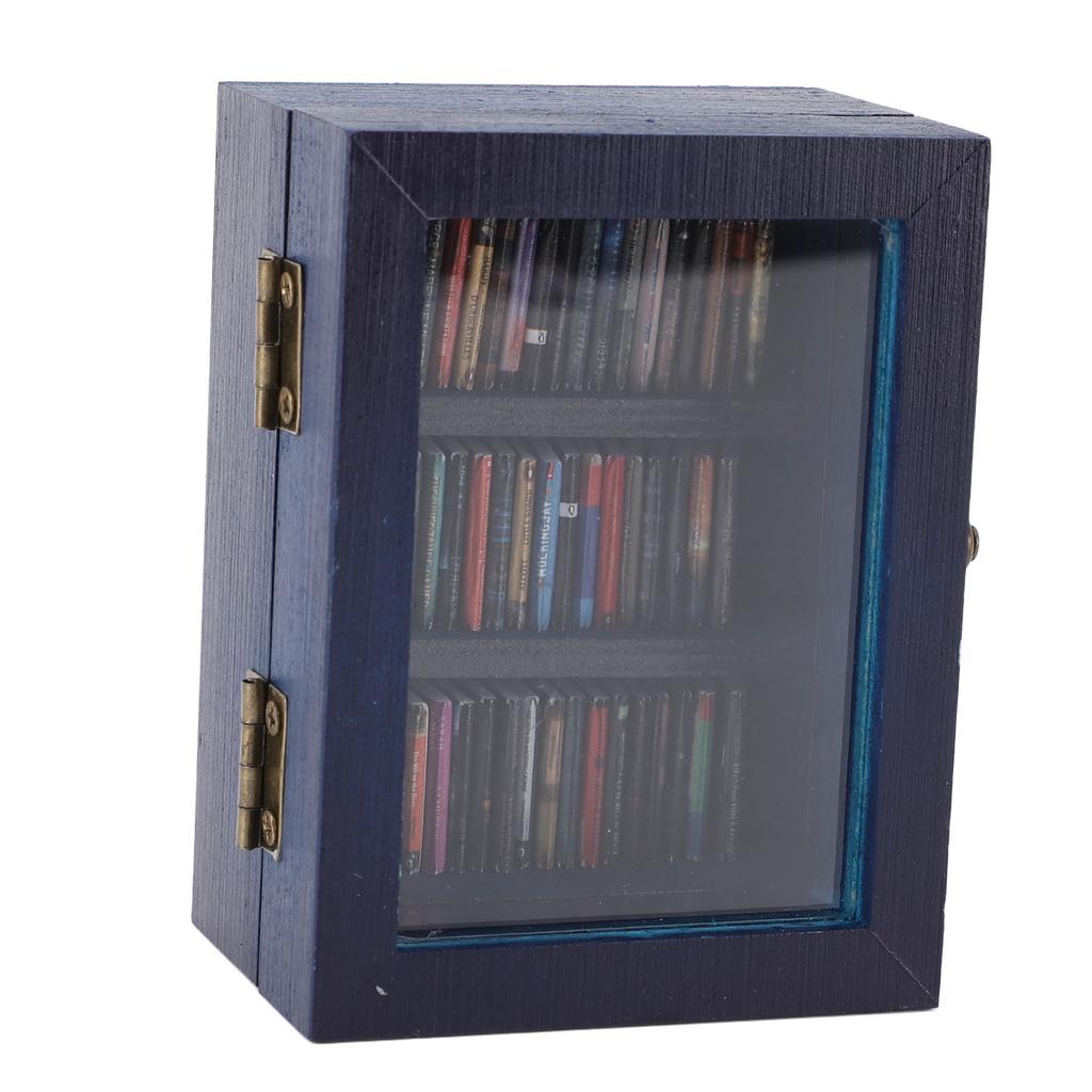 Taschen-Angst-Bücherregal Stressabbau Dekorative Verzierung Miniatur-Bücherregal Vitrine für