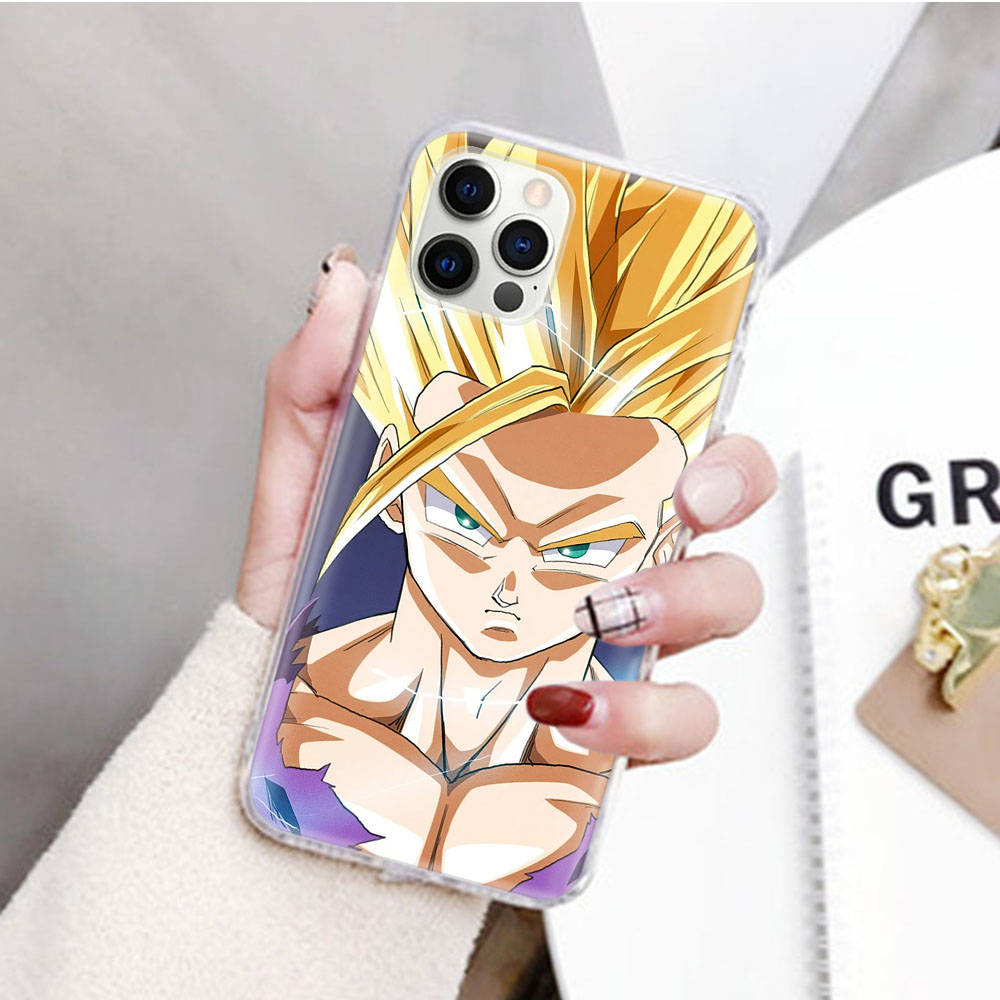 JW55 Dragon Ball Z Transparent Case for Samsung A04 A14 A23 M33 M53 Realme 10 9 C35 C55 VIVO Y02 X80 Infinix Hot 30 Note 11 Tecno Spark 8P Pro