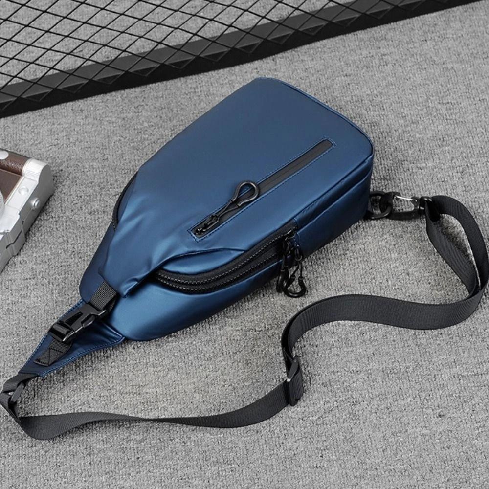 Oxford Cloth Men's Chest Bag Large Capacity Sports Walking Bag Outdoor Crossbody Bag  Cycling