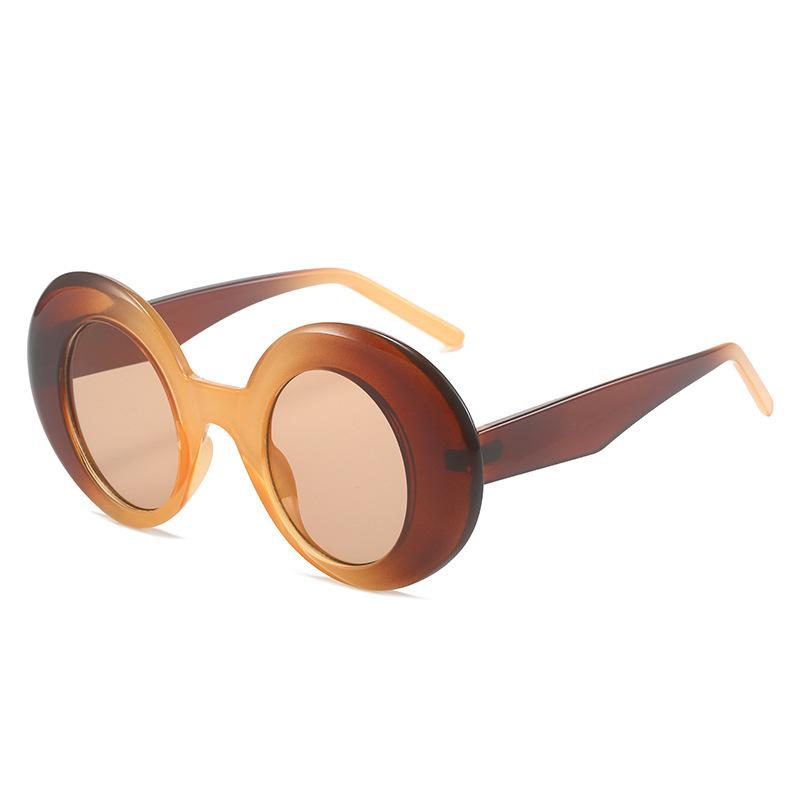 New Fashion Retro Women Sunglasses Luxury Oval Frame Sunshade UV400 Unisex Outdoor Glasses for Traveling, Driving, Parties