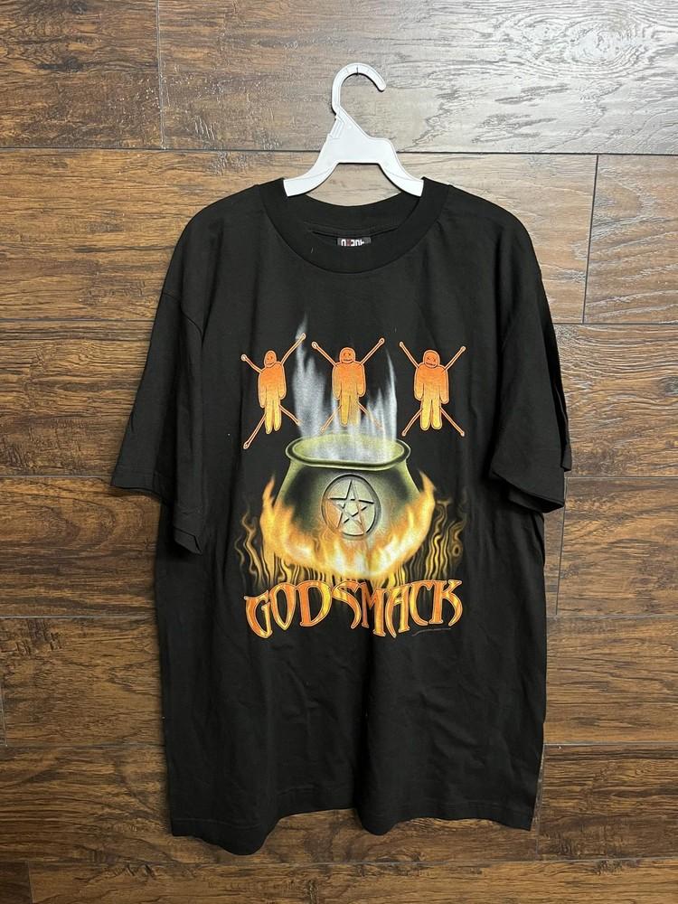 VTG Godsmack Band Tee Voodoo Dolls / Cauldron T-shirt XL Unisex T-Shirt XXXXL