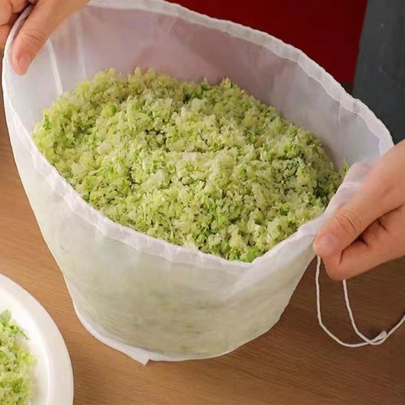 Colander Reusable Yogurt Tea Cheese Brew Food Fabric Home Nylon Soy Milk Wine Nut Cloth Brewing Mesh Filter Bag Water Strainer