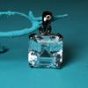 Natural White Sapphire A+   Gems 30 Ct 925 Sterling Silver Pendant