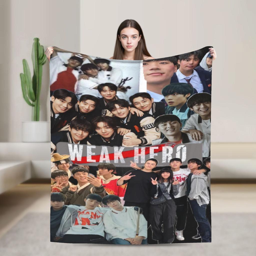 Weak Hero class (3) Super Warm Blanket  Kids Adult Plush Throw Blanket Print Home Decor Flannel Bedspread Sofa Bed Cover