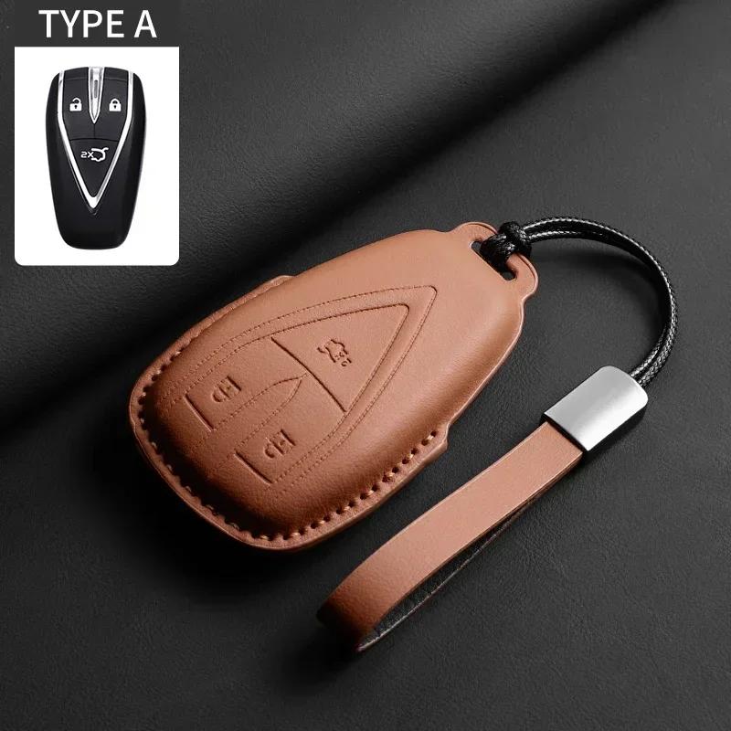 

4 Button Car Key Case Cover for Changan Deepal S7 SL03 UNIT UNIK CS35PLUS CS55 PLUS CS75 Original Color Car Key Protection Shell